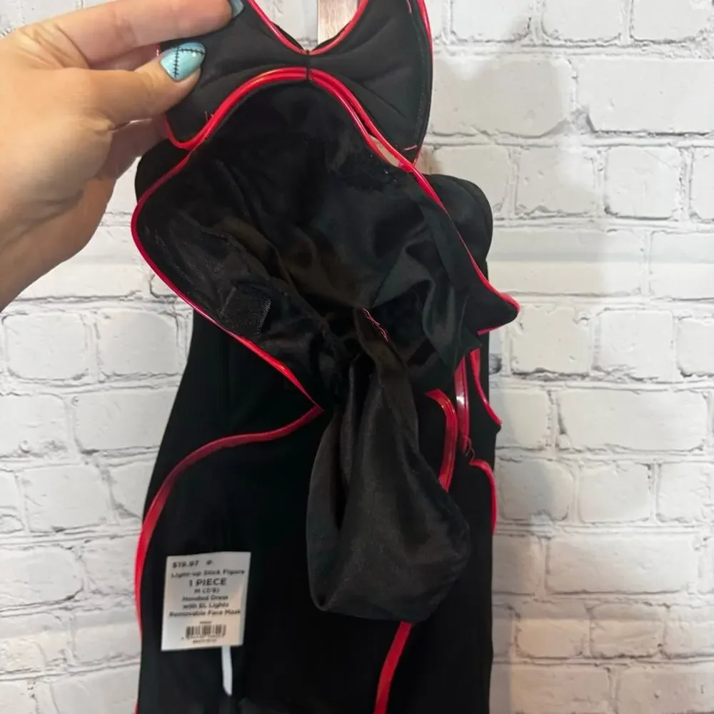 Light Up Stick Figure Girl’s Halloween Costume Dress